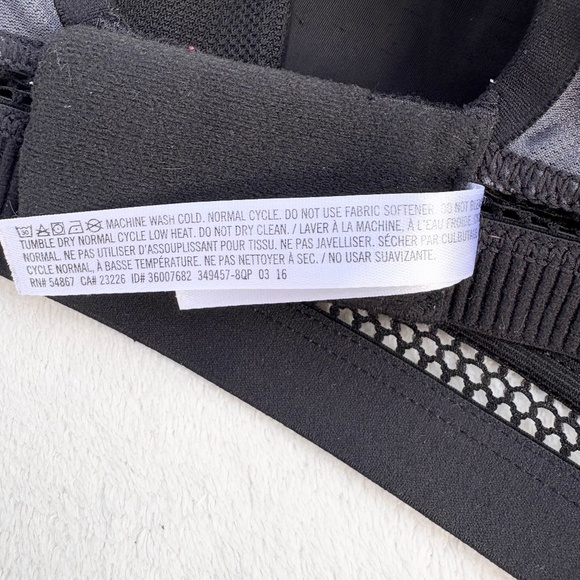 VSX Sport Bra 34C Black Molded Maximum Support - Picture 4 of 9